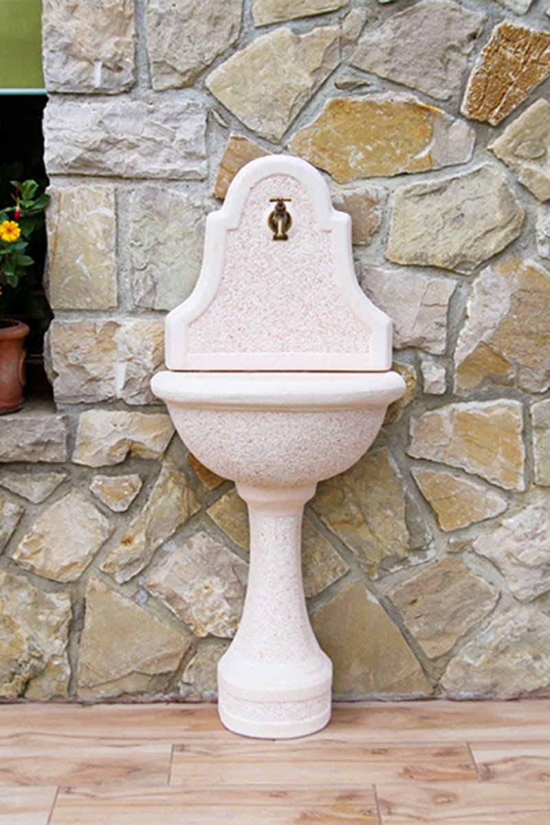 arredo giardino ad avella fontana calice pietra rosa 4 emme