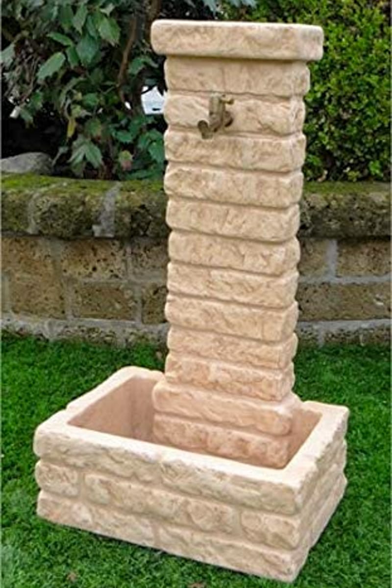 arredo giardino ad avella fontana colonna pietra bianca 4 emme