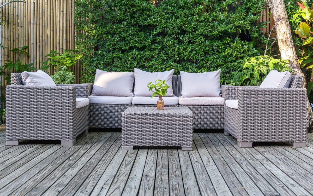 arredo giardino ad avella salotto rattan grigio 4 emme
