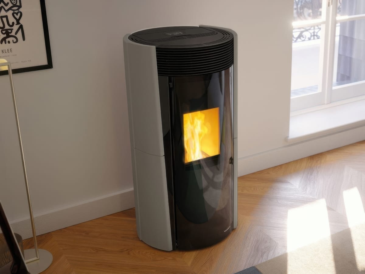 vendita stufe a pellet e camini ad avella stufa nera angolare