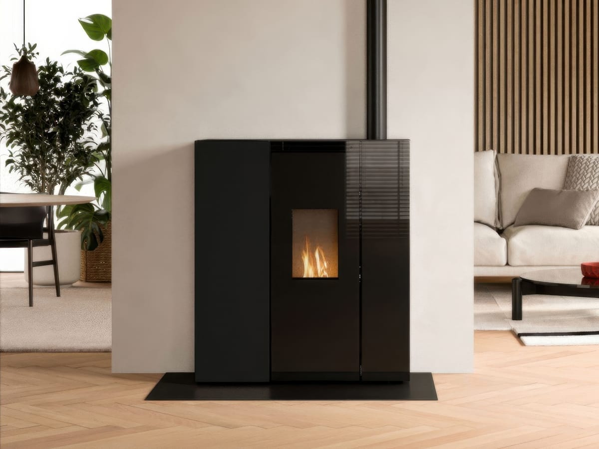 vendita stufe a pellet e camini ad avella stufa verde salvia elegante